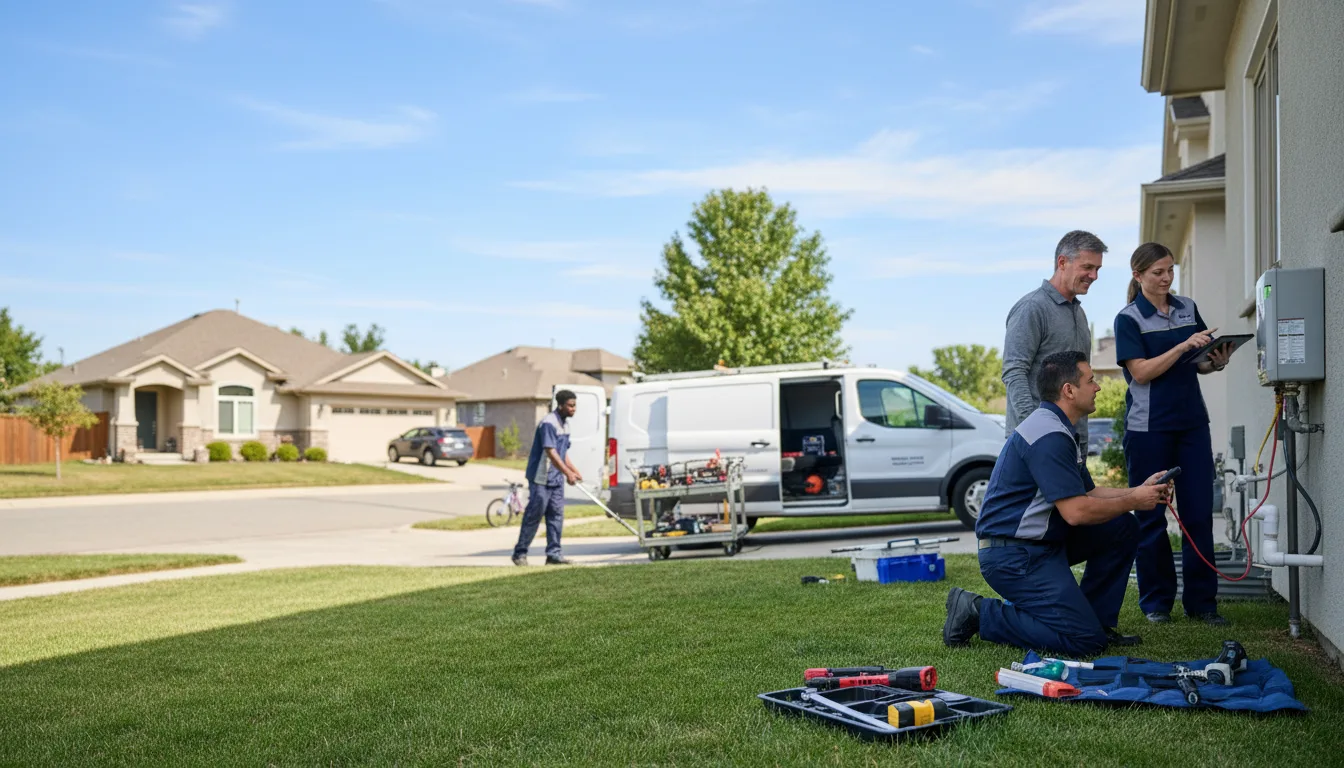 Tankless water heater service in North Wales, PA